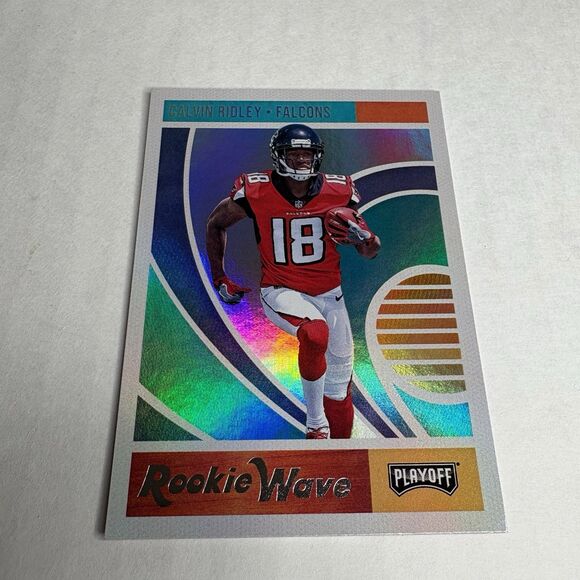 2018 Panini Playoff Rookie Wave #5 Calvin Ridley Atlanta Falcons Titans RC Card - Picture 1 of 6